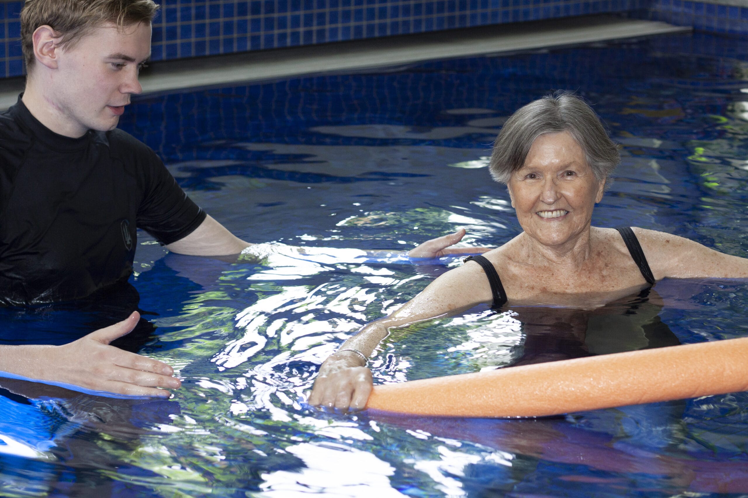 A hydrotherapy session in Adelaide focusing on pain relief, injury recovery, and exercise therapy